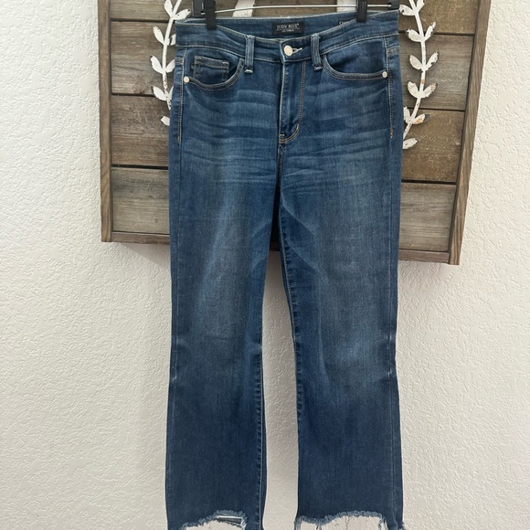 Judy Blue Cropped Boot Women's Blue‎ Jeans 5/27 - Picture 1 of 11